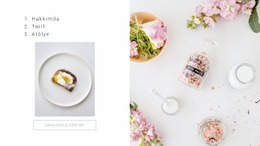 Gurme Pişirme - HTML Şablon Kodu