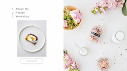 Premium Website Design For Gourmet Cooking