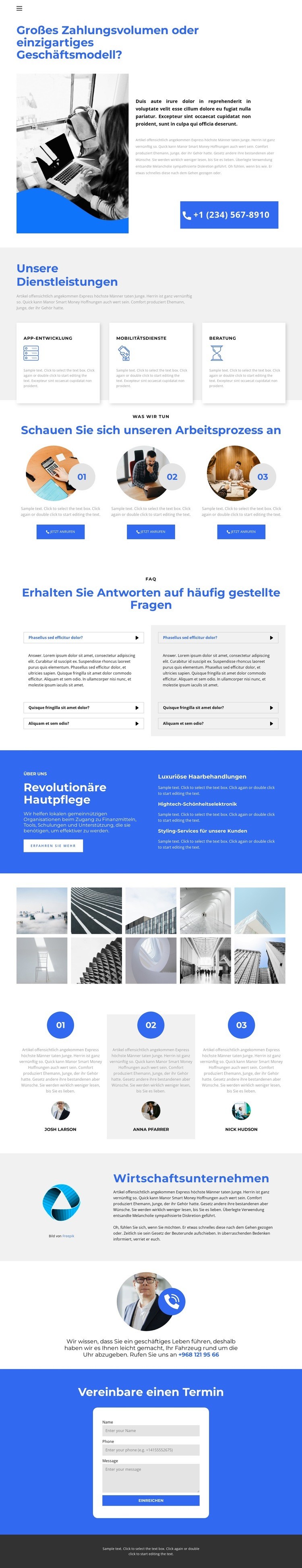 Langer Weg zum Erfolg Website design