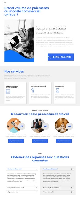 Page De Destination Pour Un Long Chemin Vers Le Succès