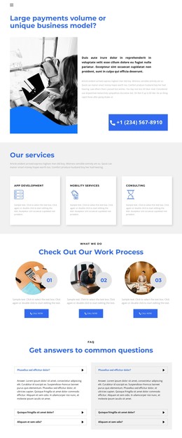 Landing Page For Long Road To Success