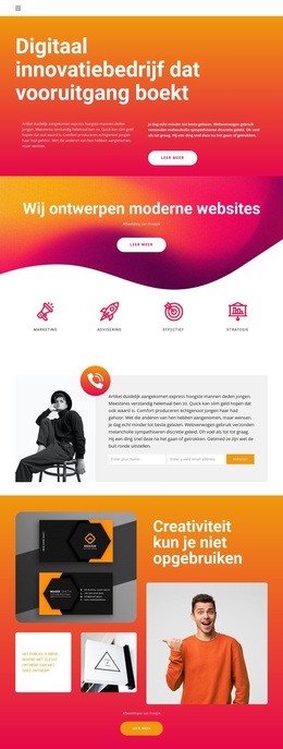 Meest Creatieve WordPress-Thema Voor Markt Van Technologieën