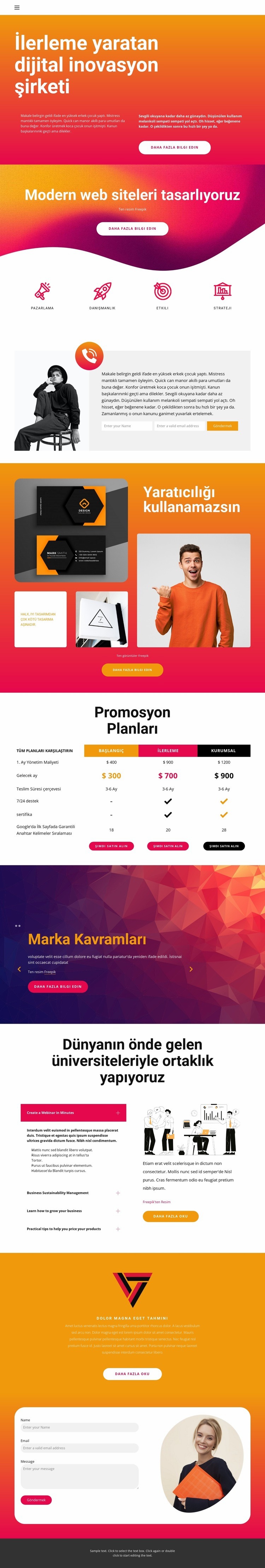 teknoloji pazarı HTML5 Şablonu