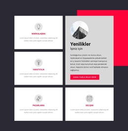 Dikdörtgen Ile ızgaradaki Özellikler - Çok Amaçlı WordPress Teması