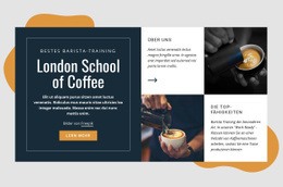 Londoner Kaffeeschule Food Restaurant HTML5