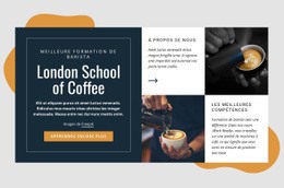 Créateur De Sites Web Polyvalents Pour École De Café De Londres