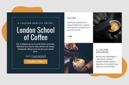 Londoni Kávéiskola – Gyönyörű Sablonok Létrehozása