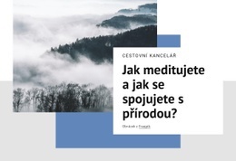 Meditace Přírody – Stažení Šablony Webu