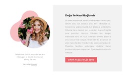 Metin, Resim Ve Şekil Ücretsiz CSS Web Sitesi Şablonu