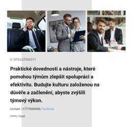 Web Stránky Pro Spolupráce Pro Podnikání