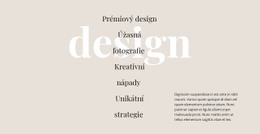 Naše Funkce V Práci HTML Šablona