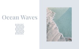 Keep Ocean Waves CSS Layout Template