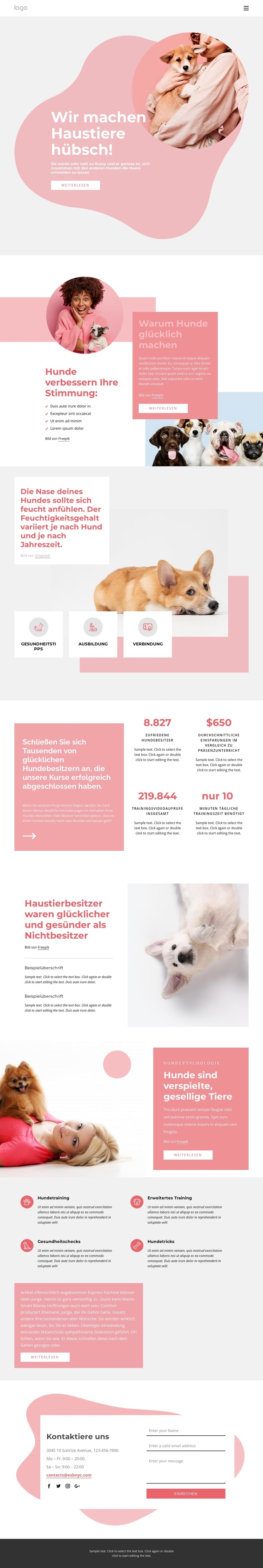 Alles für Ihre Haustiere WordPress-Theme