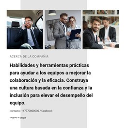 Impresionante Diseño De Sitio Web Para Colaboración Para Empresas