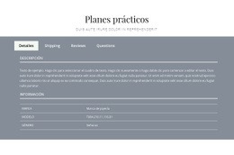 Planes Practicos - Maqueta Responsiva