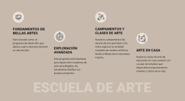 Educación En La Escuela De Arte - Plantilla Joomla Multipropósito