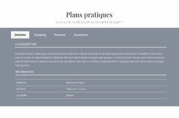 Plans Pratiques