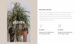 Plants And Natural Details - Easy-To-Use Html Code