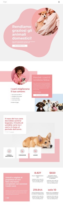 Tutto Per I Tuoi Animali Domestici - Creatore Del Sito Web