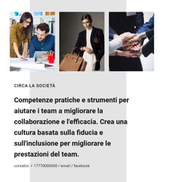 Collaborazione Per Il Business Modelli Html5 Responsive Gratuiti