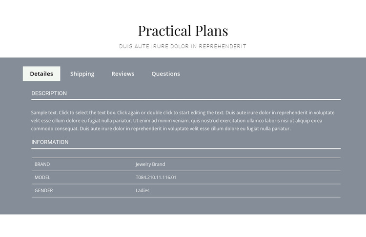 Practical plans Joomla Page Builder