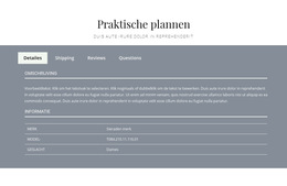 Praktische Plannen - HTML Layout Builder
