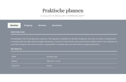 Premium WordPress-Thema Voor Praktische Plannen