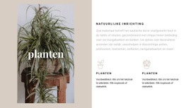 Planten En Natuurlijke Details - Gratis Download Van WordPress-Thema