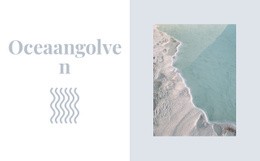 WordPress-Site Voor Houd Oceaangolven