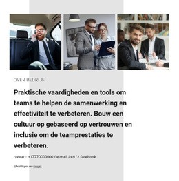 Geweldig Website-Ontwerp Voor Samenwerking Voor Bedrijven