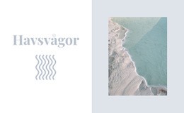 HTML-Sidadesign För Håll Havsvågor