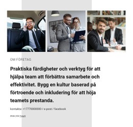 Samarbete För Företag - WordPress & WooCommerce-Tema