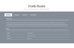 Pratik Planlar - Web Sitesi Tasarımını Ücretsiz Indirme