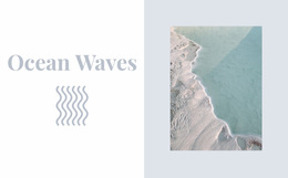 Keep Ocean Waves - Simple Webpage Design