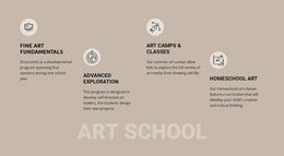 Art School Education Design Templates