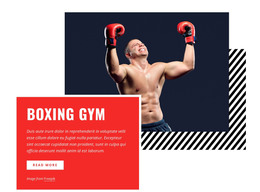 Boxing Gym - Beautiful Wysiwyg HTML Editor