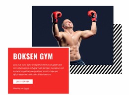 Boksen Sportschool - HTML-Webpaginasjabloon
