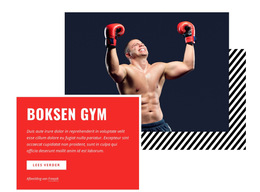 Boksen Sportschool - HTML Template Generator