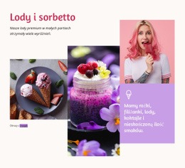 Lody I Sorbetto - Responsywny Motyw WordPress