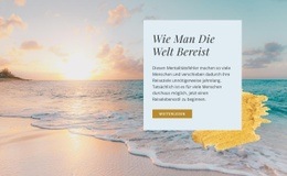 Reisebüro Entspannen - Vorlagen Website-Design