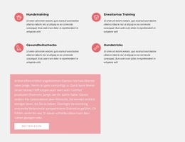 Text Mit Symbolen - Benutzerdefiniertes Website-Design