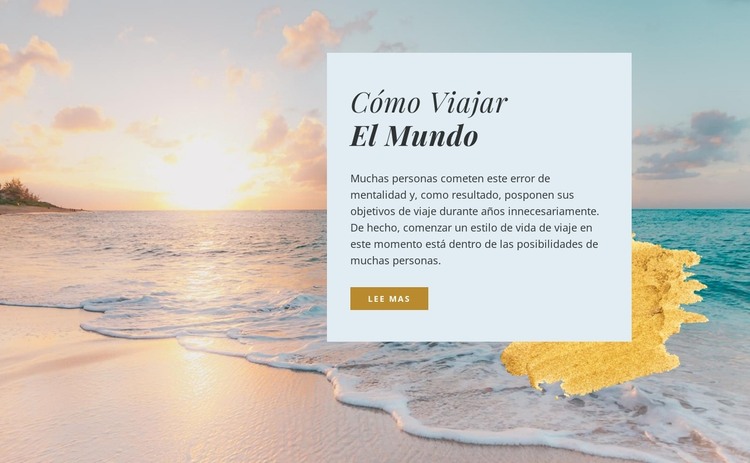 agencia de viajes relax Plantilla HTML