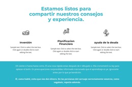 Inspiración Del Sitio Web Para Beneficios Y Texto De Fondo.