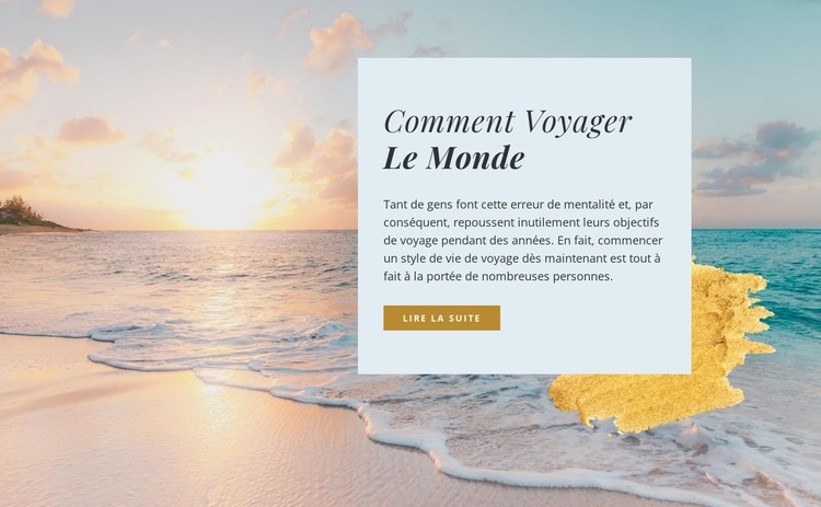 Détendez-vous agence de voyage Modèle HTML5