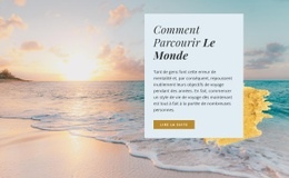 Détendez-Vous Agence De Voyage - Conception D'Une Seule Page
