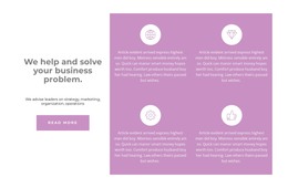 Four Reasons For Cooperation HTML Template