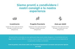 Modello HTML5 Premium Per Vantaggi E Testo Sullo Sfondo