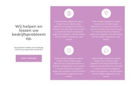 Vier Redenen Voor Samenwerking Eenvoudige Html-Sjabloon Met CSS