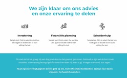 Voordelen En Tekst Op De Achtergrond