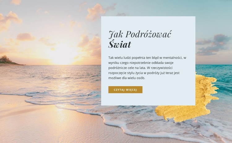 Biuro podróży Relax Szablon HTML